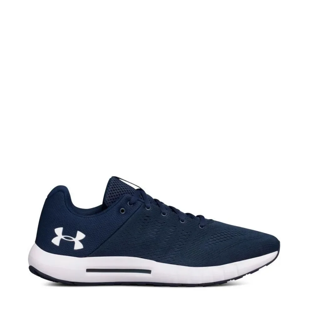 New! UNDER ARMOUR Men's Micro G Pursuit Sneakers Athletic Shoes Navy Blue Size 9